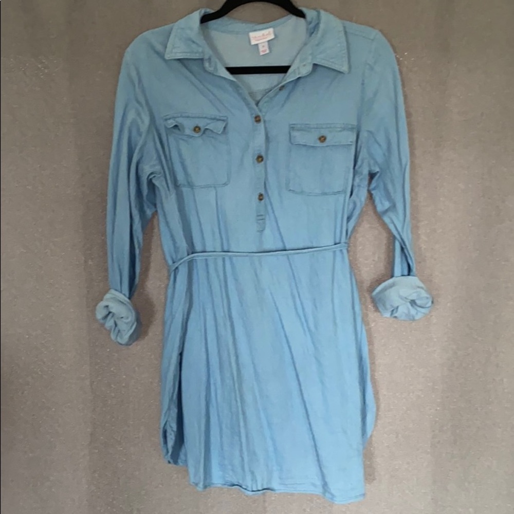 Isabel Maternity Chambray Tunic